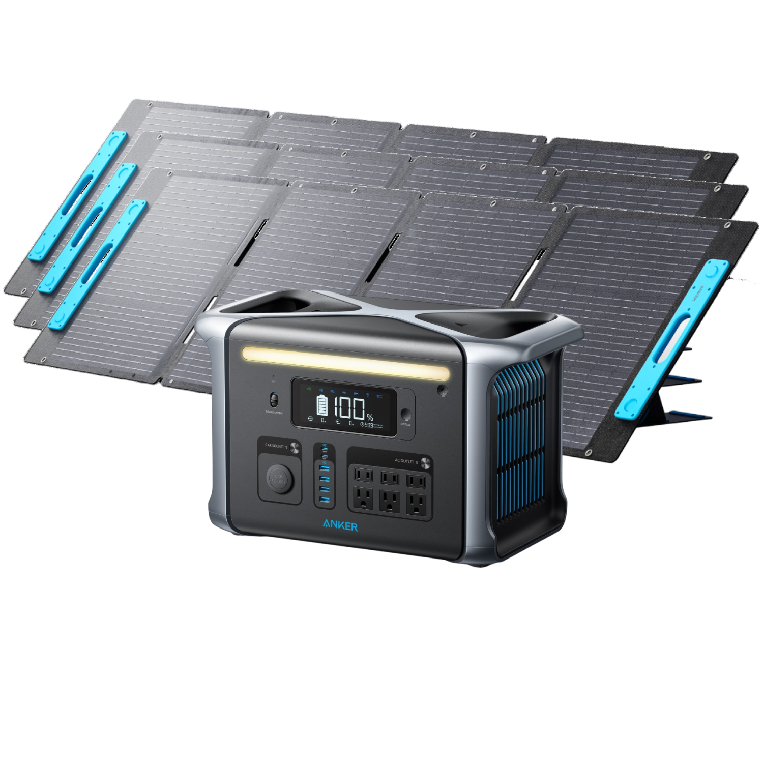 Anker SOLIX F1200 Solar Generator + 3× 200W Solar Panels