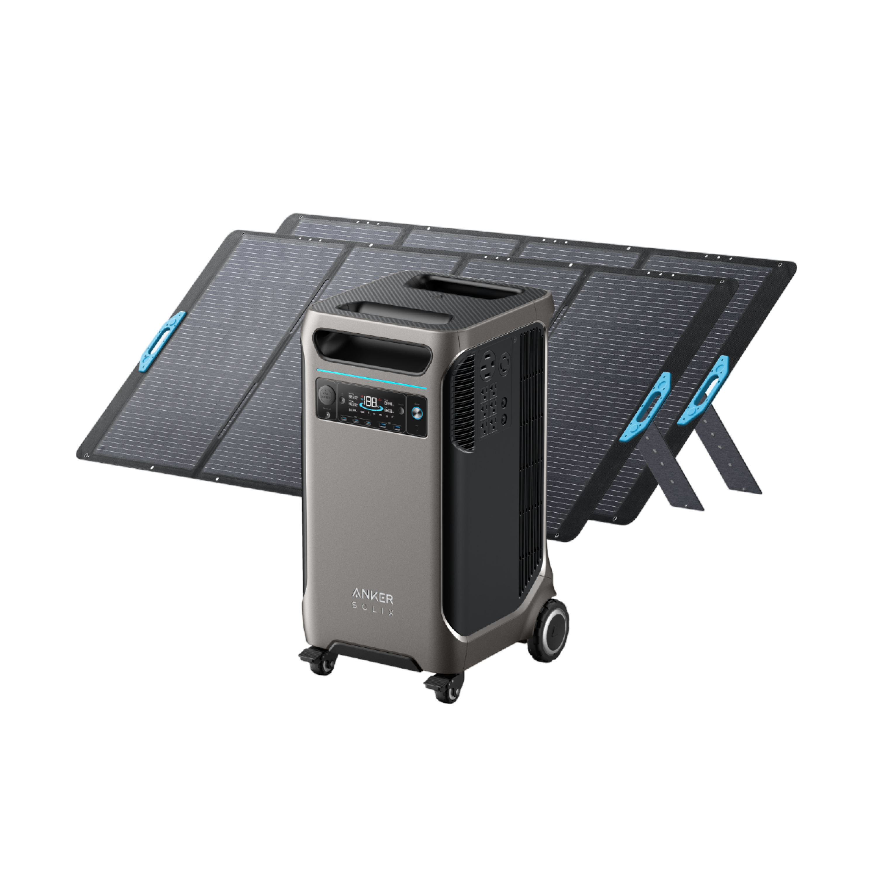 Anker SOLIX F3800 Solar Generator + 2× 400W Solar Panel