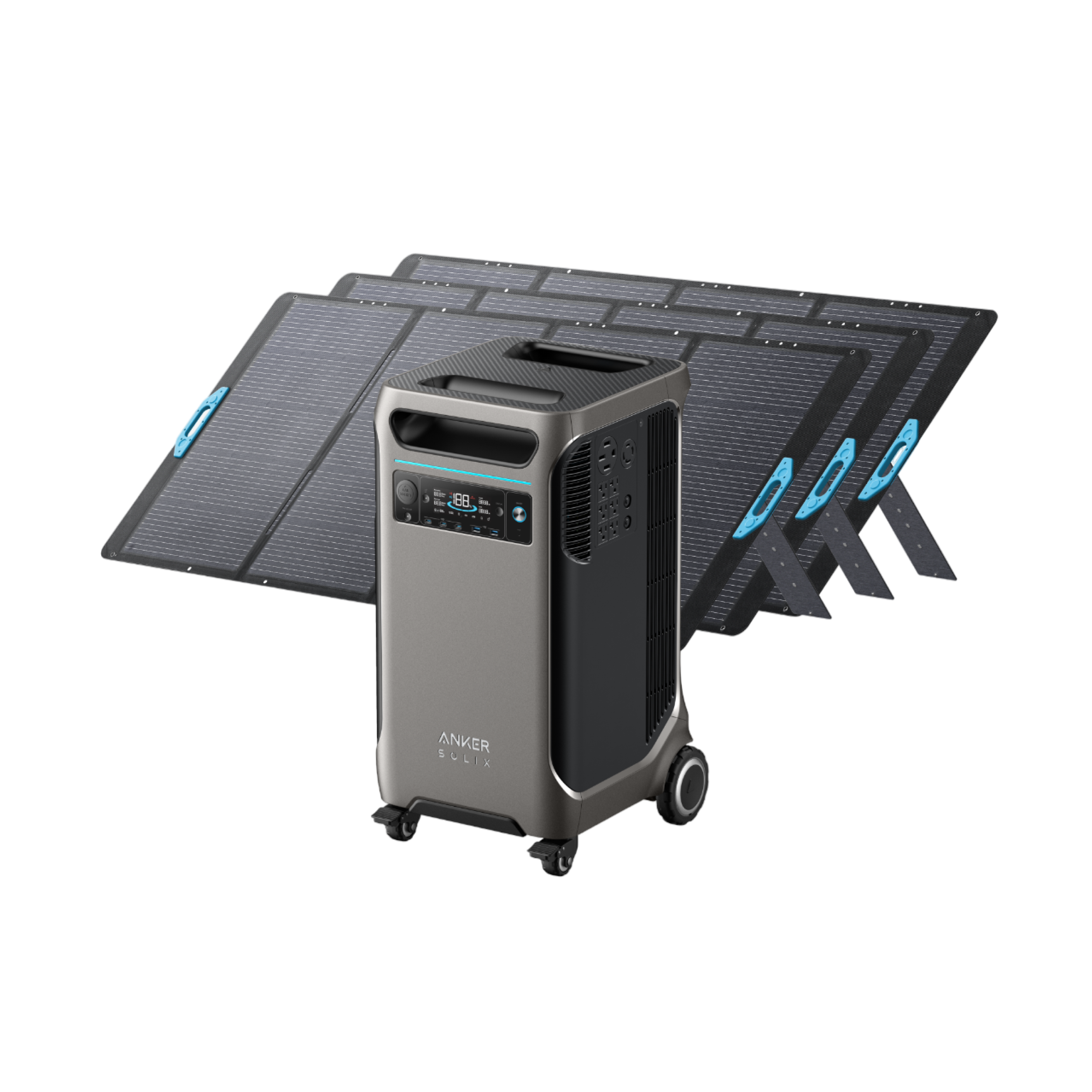 Anker SOLIX F3800 Solar Generator + 3× 400W Solar Panel