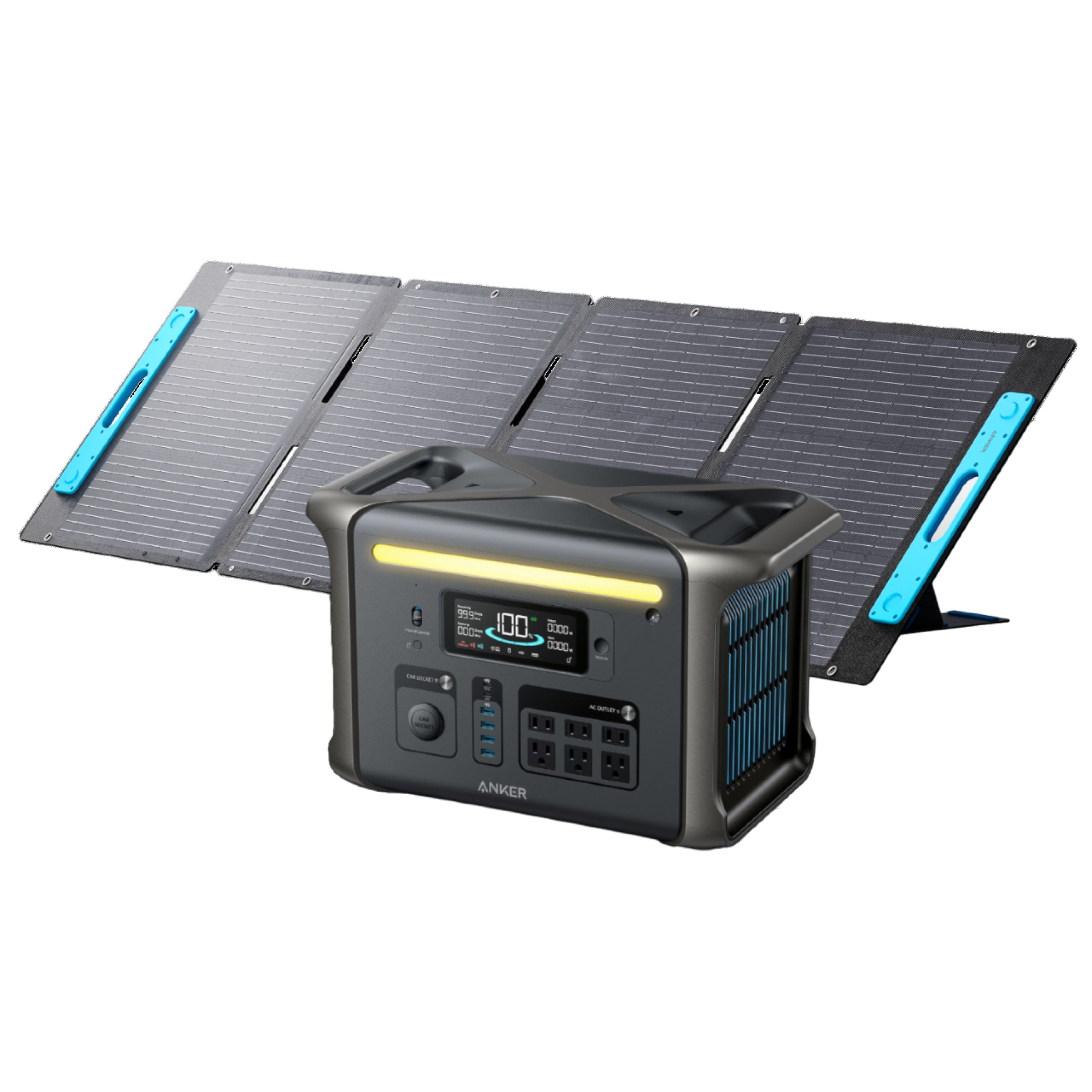 Anker SOLIX F1500 Solar Generator + 200W Solar Panel