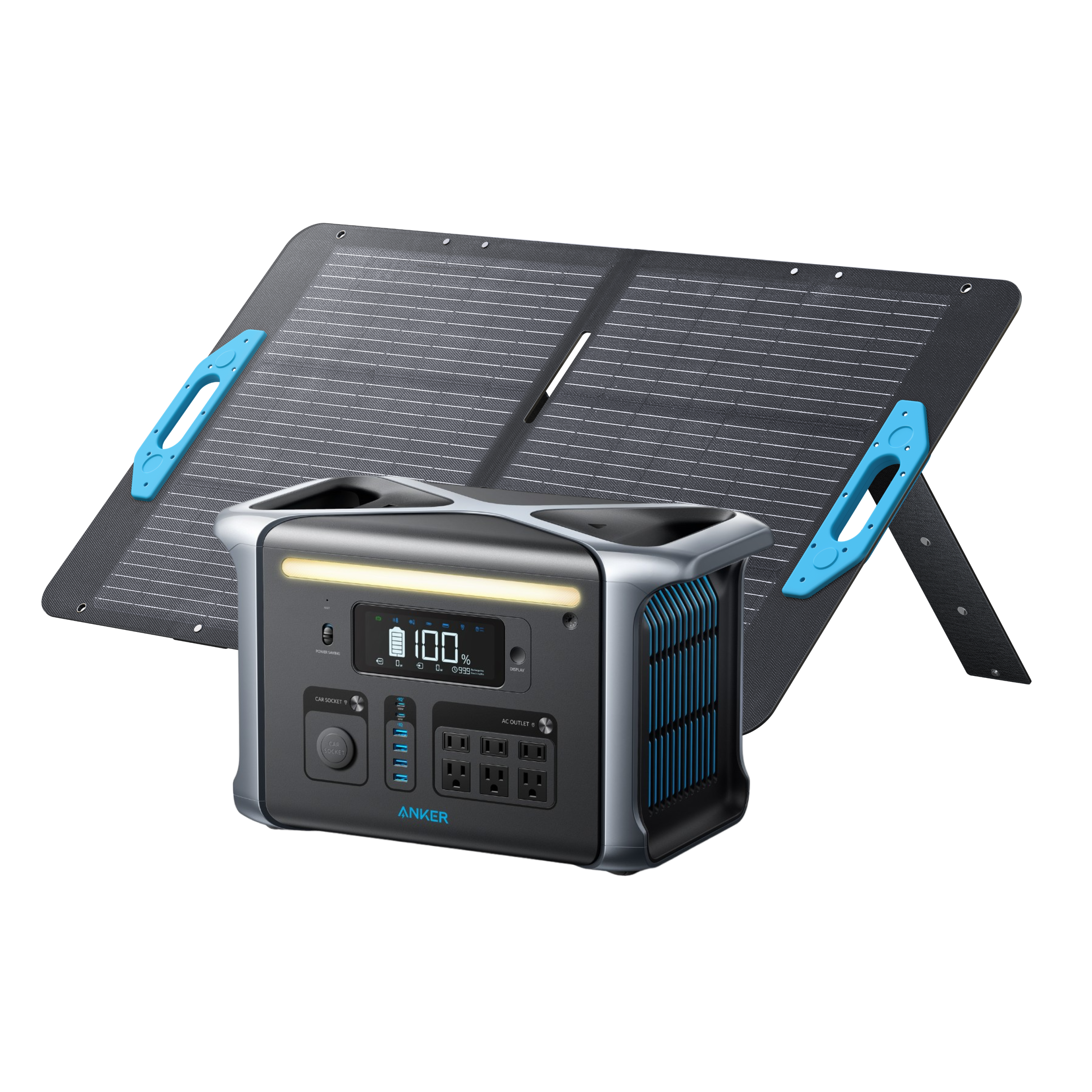 Anker SOLIX F1200 Solar Generator + 100W Solar Panel
