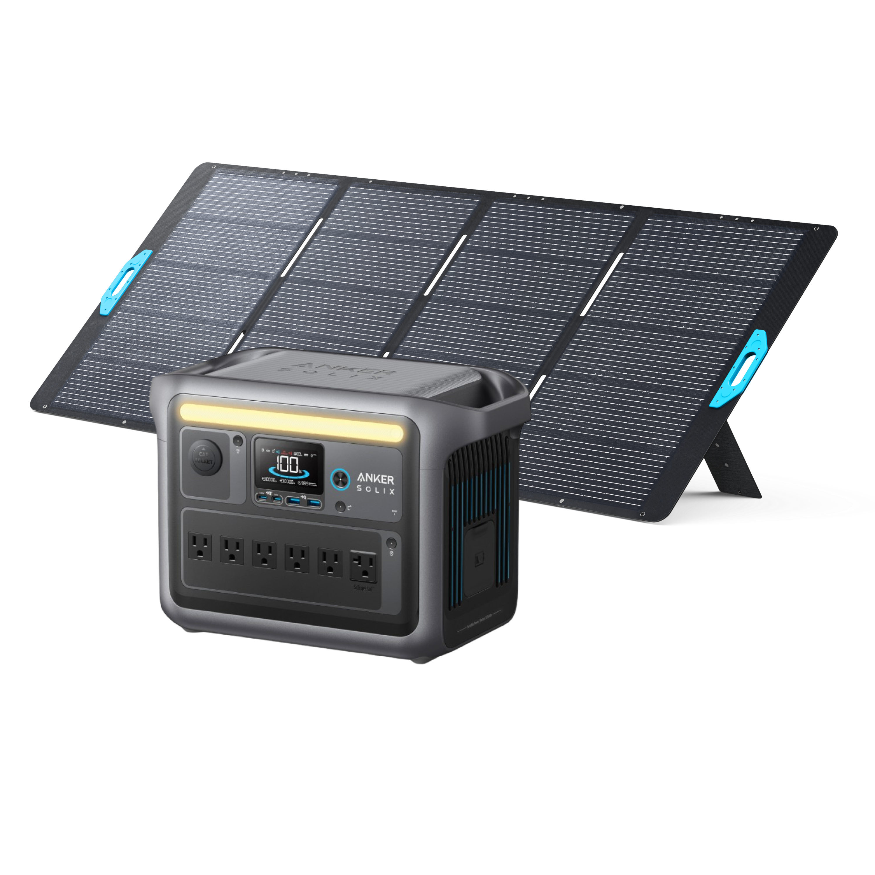 Anker SOLIX C1000 Solar Generator + 400W Solar Panel