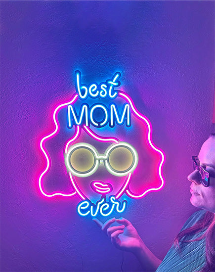 Best Mom Even Neon Sign for Mother's Day Gift