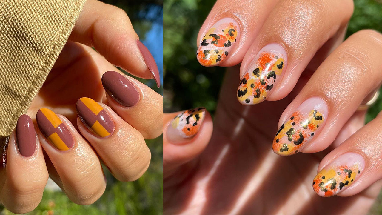 Diy Fall Nail Art Designs Beyond The Bottle Beyond Polish