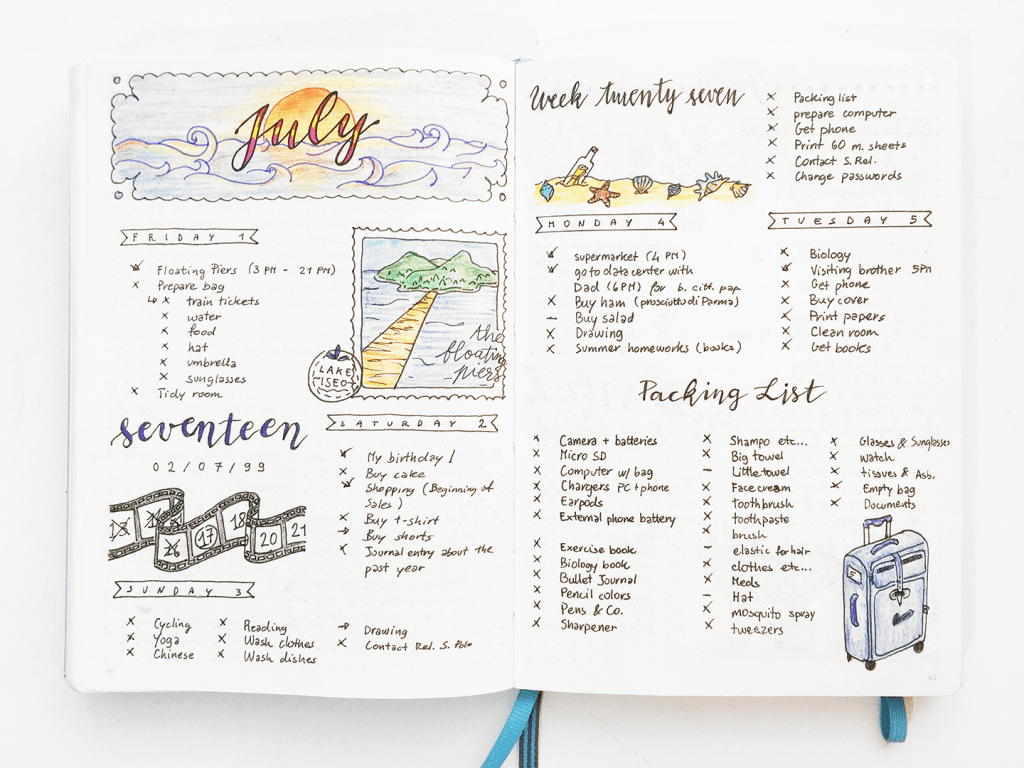 Bluelahe Bullet Journal