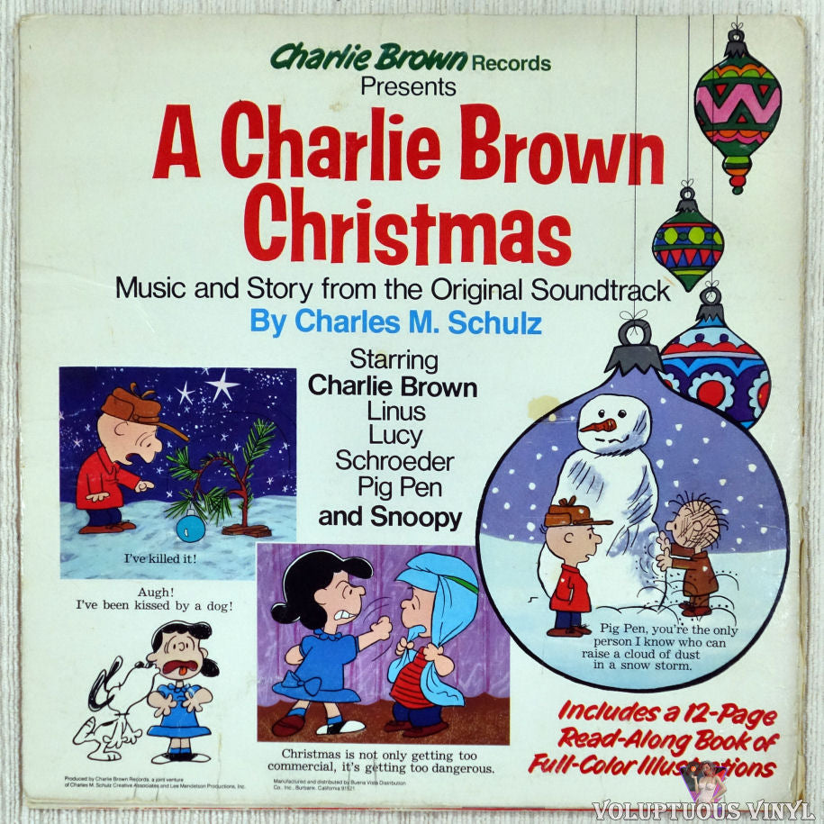 Charles M Schulz A Charlie Brown Christmas 1977 Vinyl Lp Album Voluptuous Vinyl Records