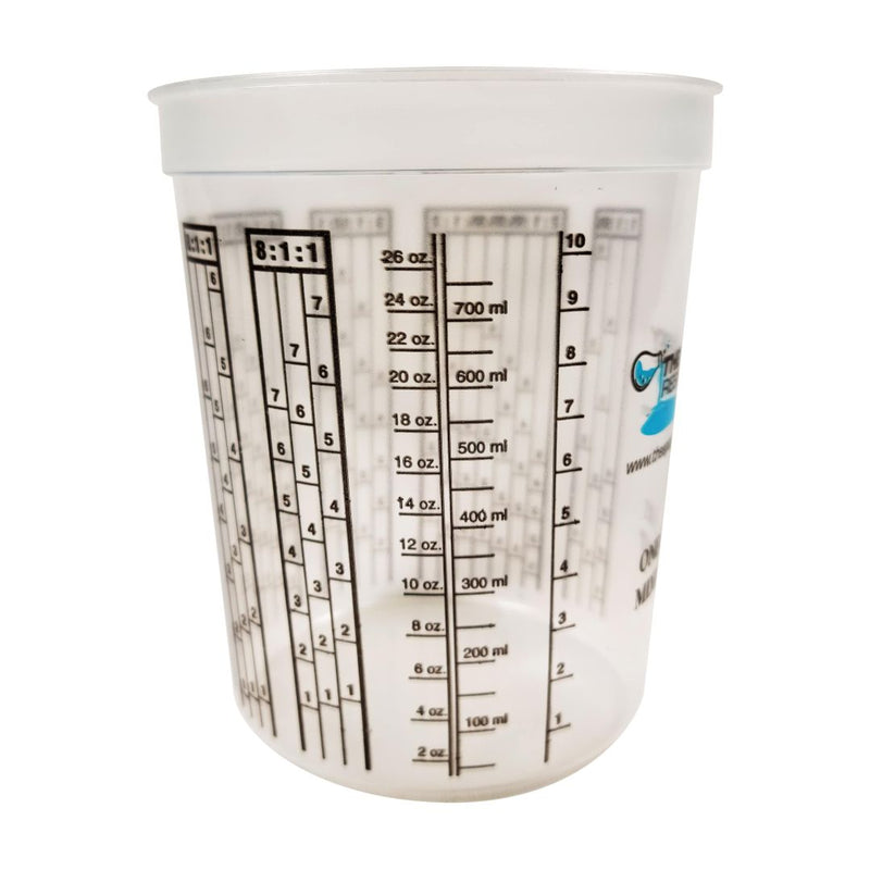 Clear Plastic 1 Quart Epoxy Resin Mixing Cups Graduated Measurements The Epoxy Resin Store
