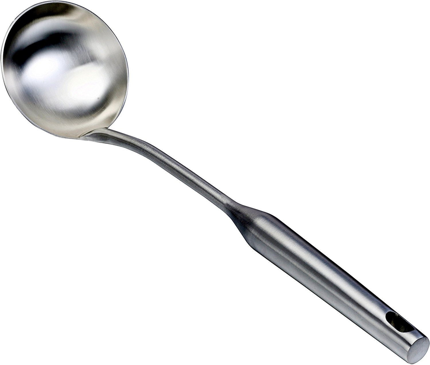 Large Soup Ladle Flatware Soup Ladles To Serve Soups And Sauces Canning Ladel Cup Heavy Duty Commercial Restaurant Quality Dishwasher Safe Stainless Steel Serving Utensil By Pro Chef Kitchen