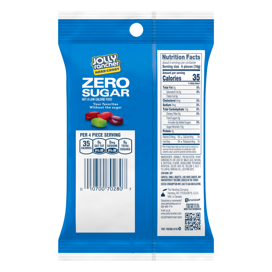 Sugar Free Jolly Rancher Hard Candy All City Candy