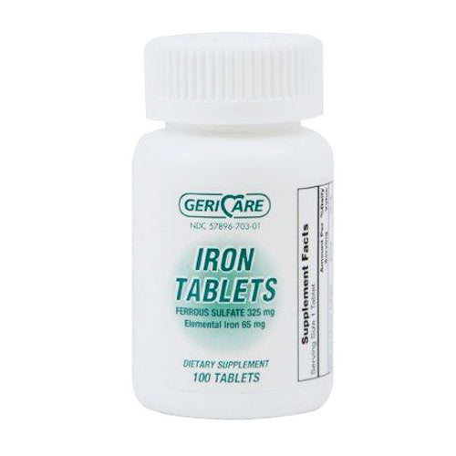 Ferrous Sulfate Iron Deficiency Supplement Tablets Ec 325mg Mountainside Medical Equipment