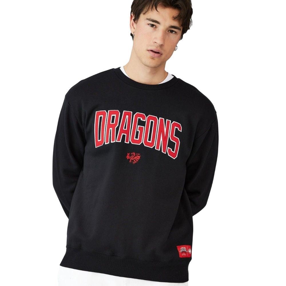 Dragons Cotton On Men S Zig Zag Crew Dragons Team Store