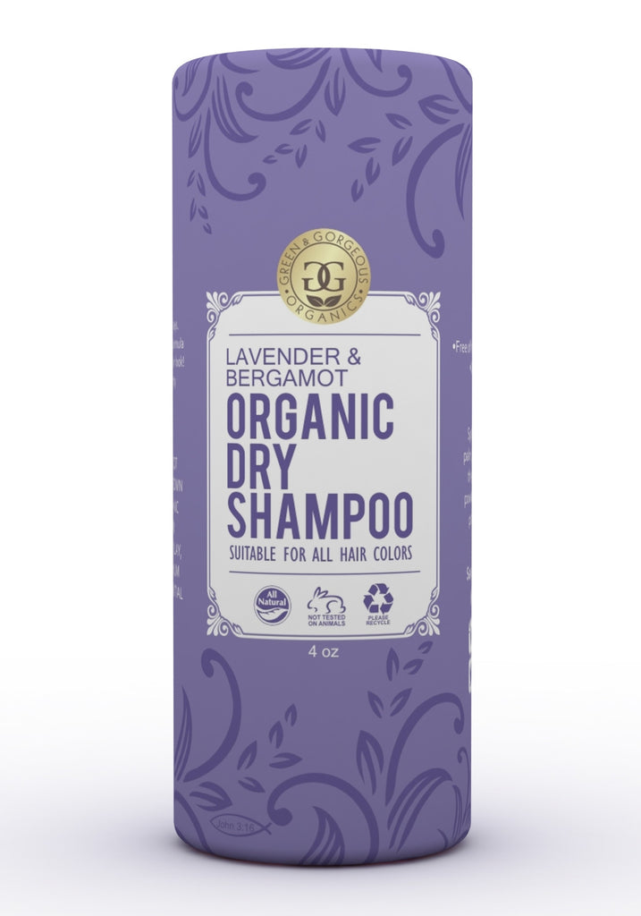 Organic Natural Dry Shampoo Powder For All And Oily Hair Types Laven Green Gorgeous Organics Llc