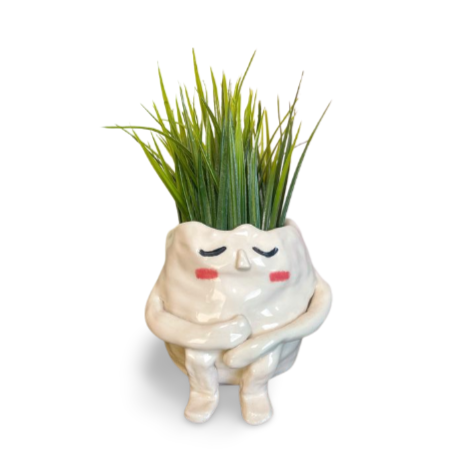 Spacecat Ceramics Monster Planter With Arms And Legs Poet And The Bench