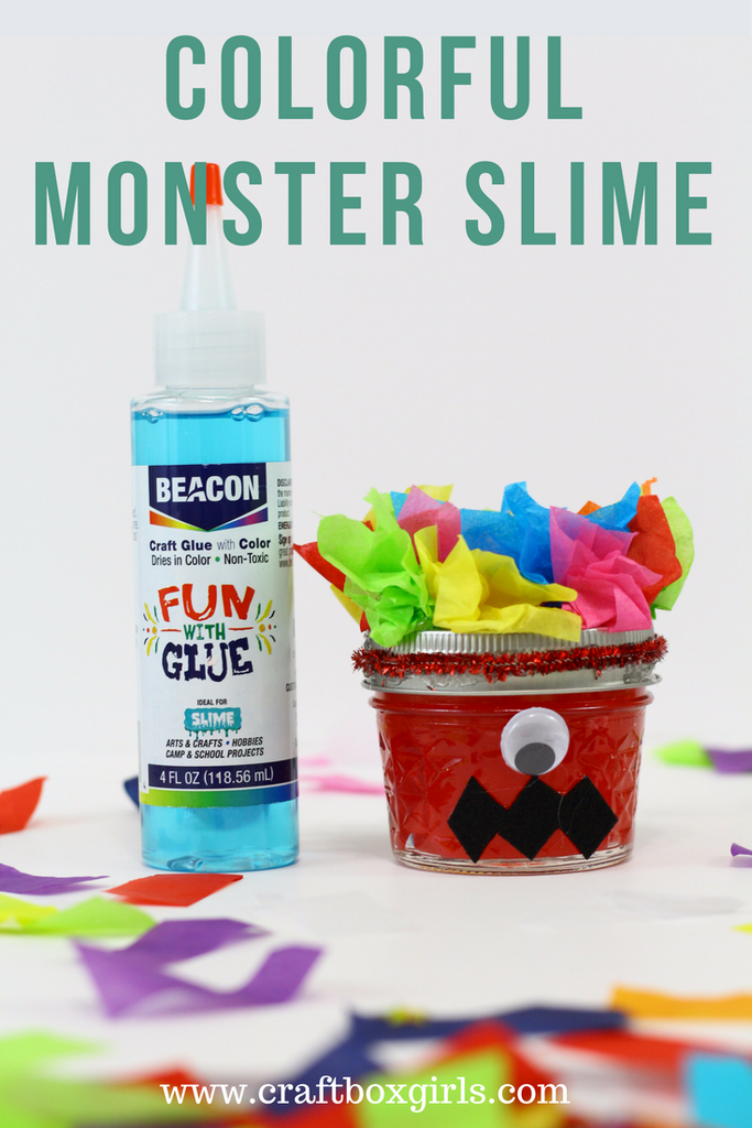 Diy Monster Slime Recipe Craft Box Girls