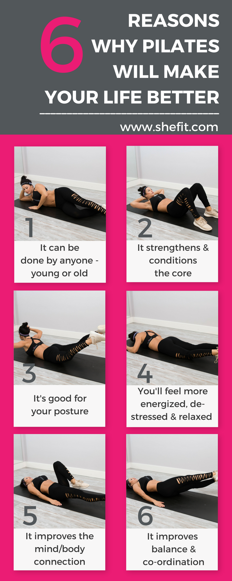 8 Easy Pilates Exercises For Beginners You Can Do At Home Shefit