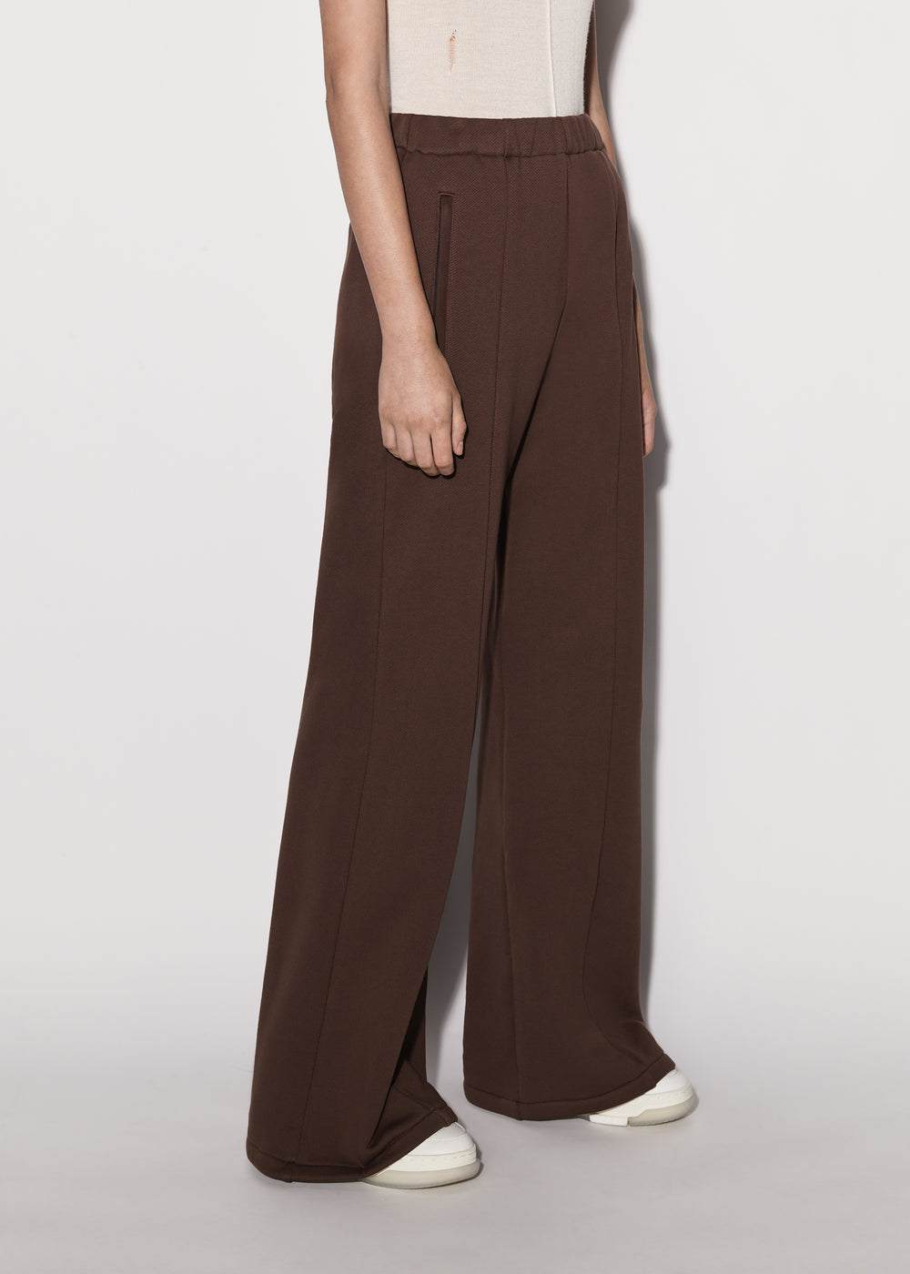 Women Wide Leg Sweatpants Brown Amiri