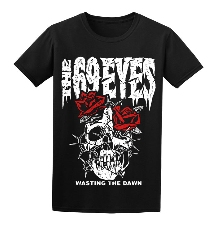 The 69 Eyes Wasting The Dawn Rose T Shirt Backstage Rock Shop