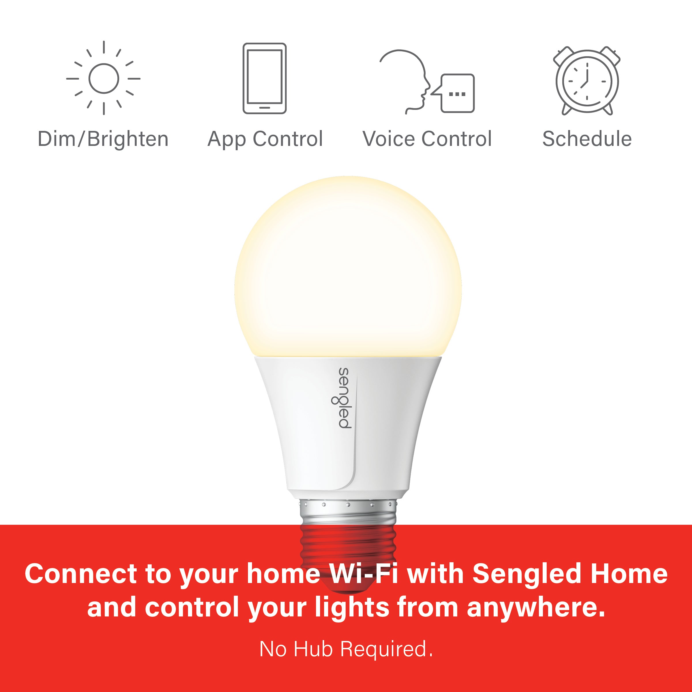 Sengled Smart Wi Fi Led Soft White A19 Bulb Sengled Canada
