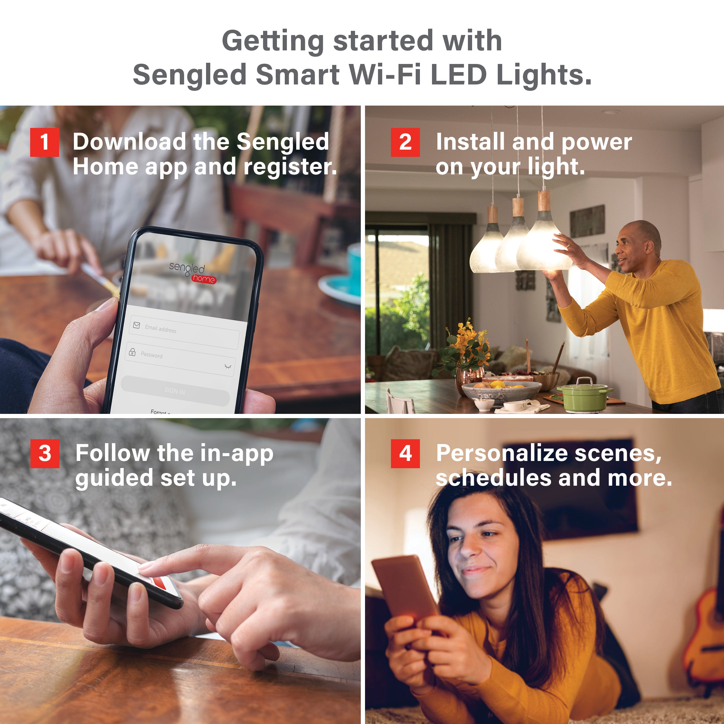Sengled Smart Wi Fi Led Soft White A19 Bulb Sengled Canada