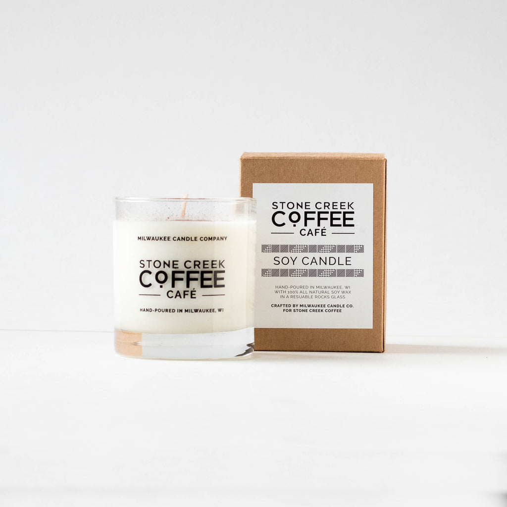 Stone Creek Coffee Cafe Soy Candle Milwaukee Candle Co