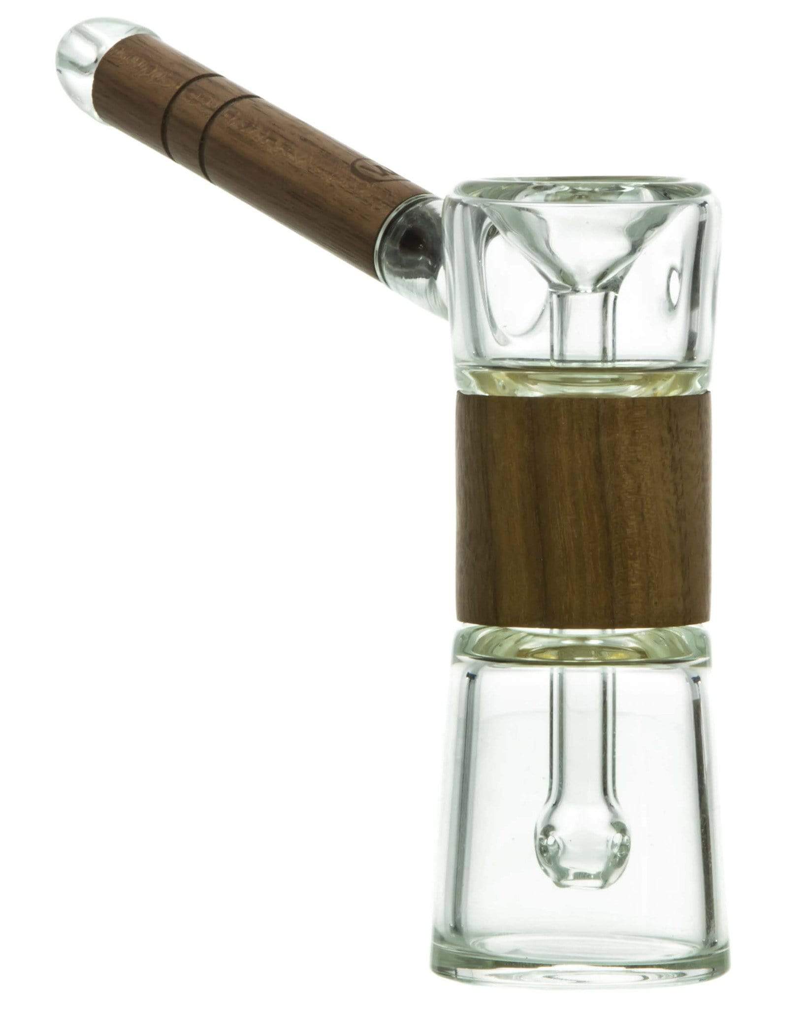 Marley Natural Glass Bubbler W Wood Accents Dankstop