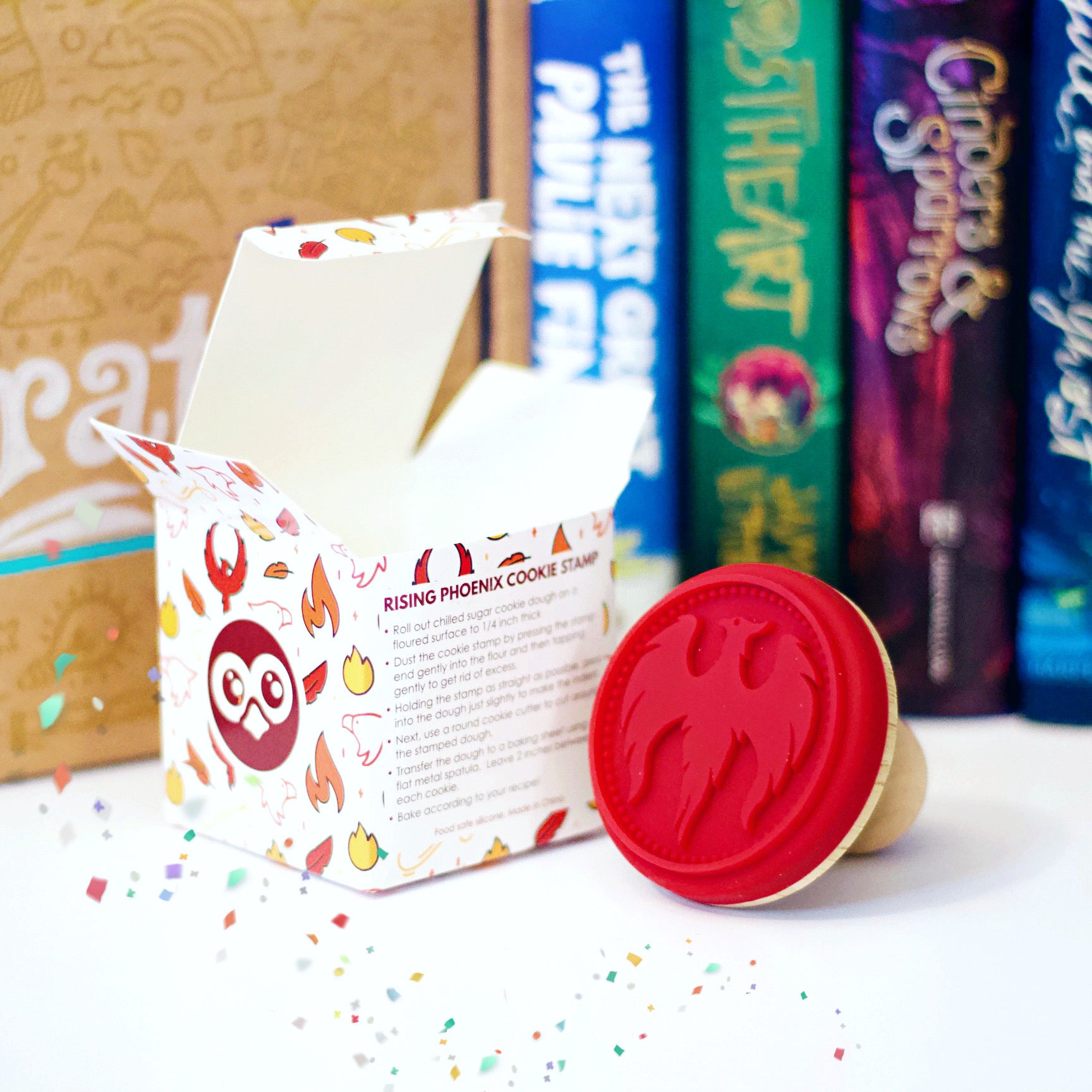 Rising Phoenix Cookie Stamp Owlcrate