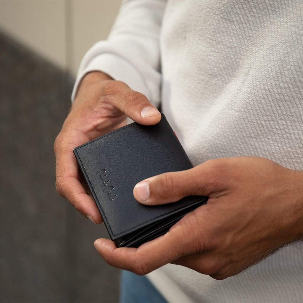 Flap Boy Apple Airtag Edition Magic Wallet Men With Coin Pocket Genuine Leather Jaimie Jacobs