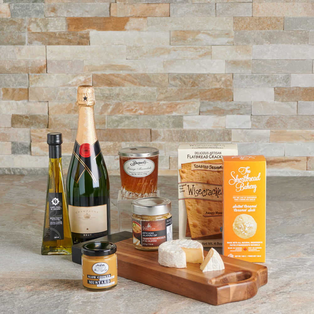 Gourmet Accents Champagne Gift Basket Yorkville S Canada Delivery Yorkville S Canada