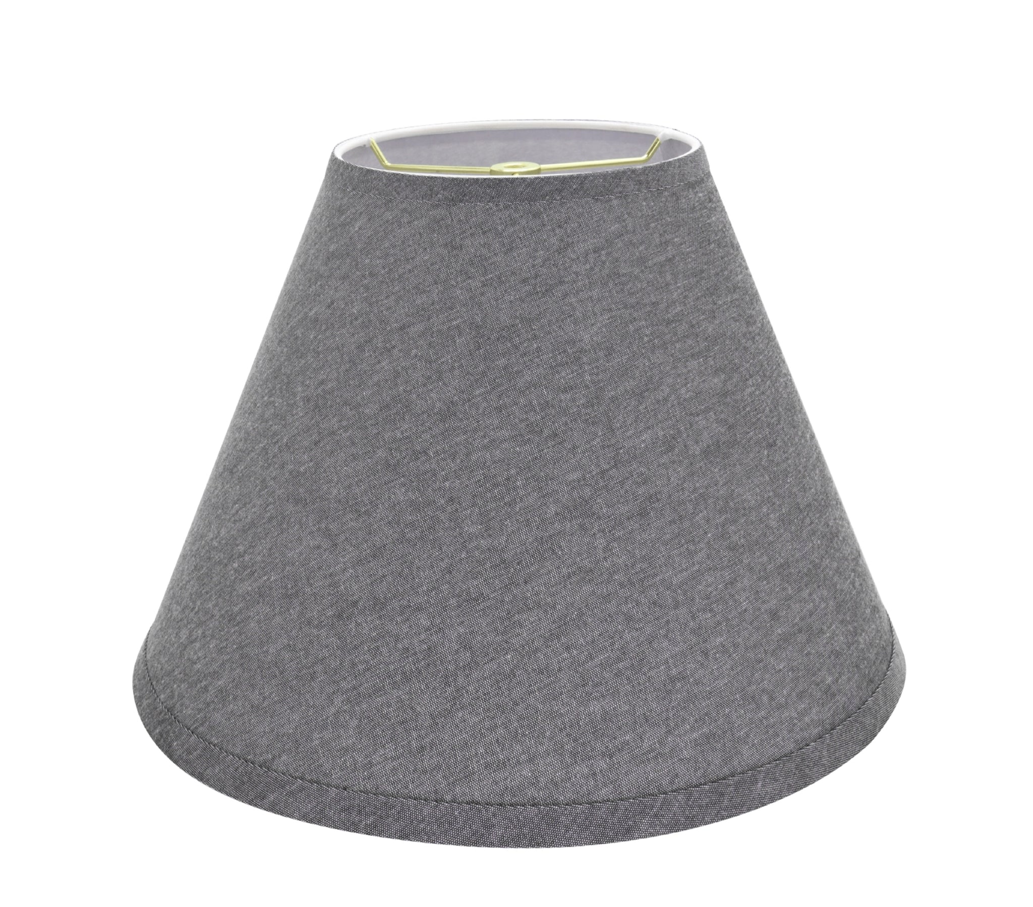 32292 Hardback Empire Spider Lamp Shade Grey 7 X 14 X11 Aspen Creative Corporation