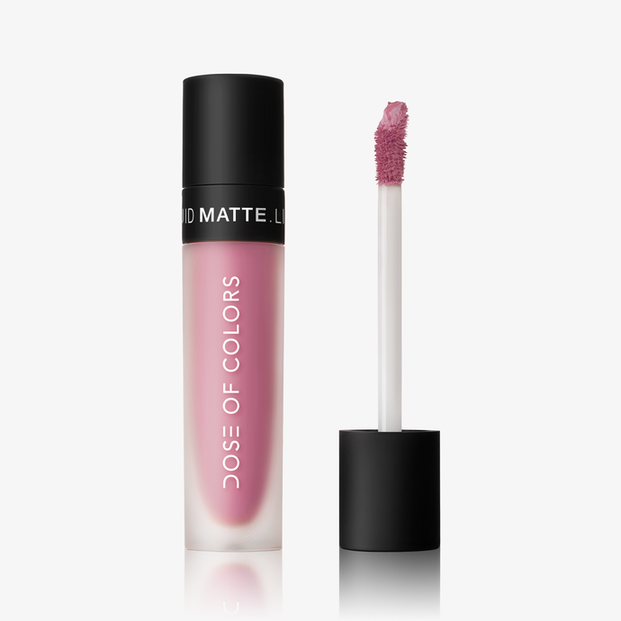 purple liquid lipstick