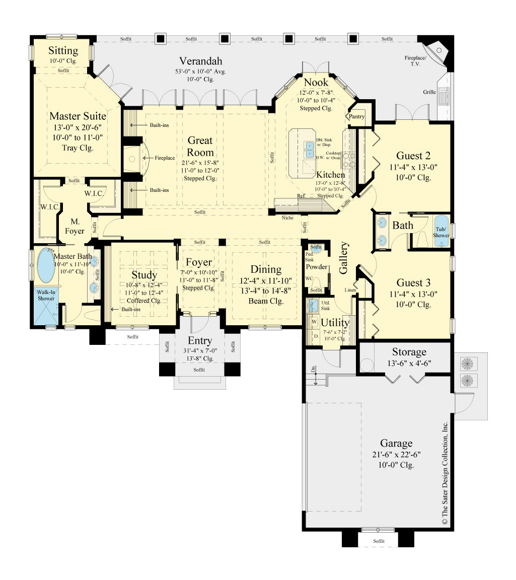 Riverside Contemporary Home Design Sater Design Collection