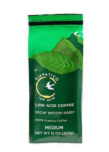 Simpatico Low Acid Decaf Medium Smooth Roast Simpatico Coffee