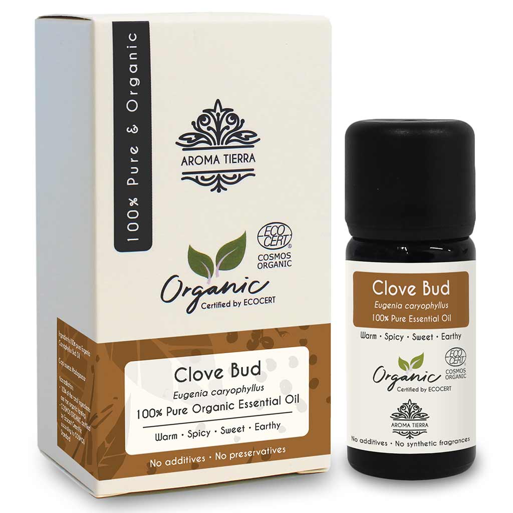 Aroma Tierra Clove Bud Essential Oil 100 Pure Organic