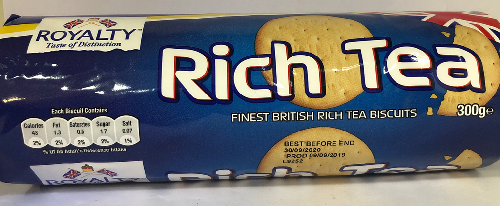 Royalty Rich Tea Biscuits 300 Gms Trupti Enterprises Inc