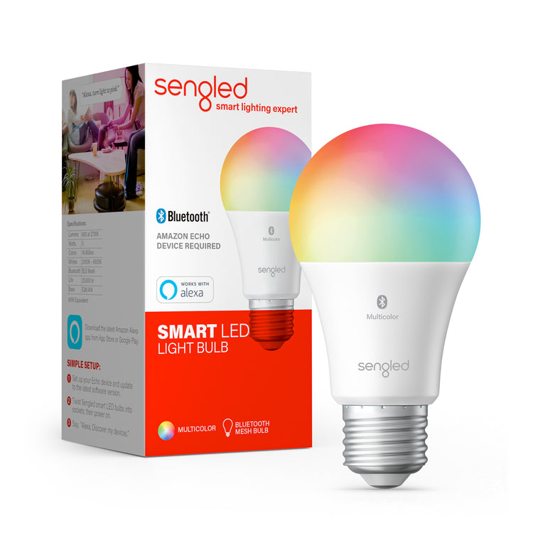 Sengled Smart Bluetooth Mesh Led Multicolor A19 60w Bulb