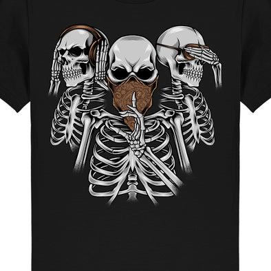 T Shirt Tete De Mort Blink Skull