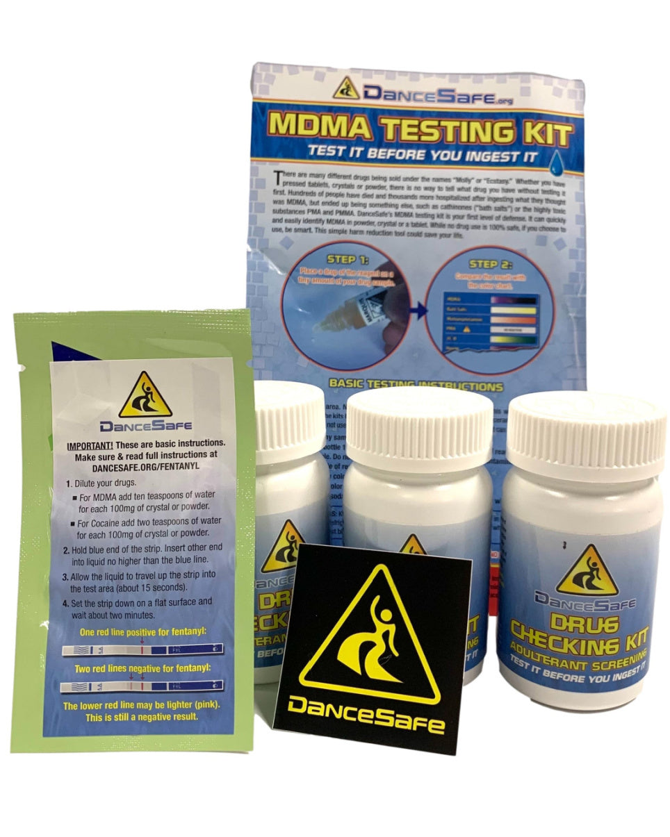 Dancesafe Mdma Testing Kit Performs 50 75 Tests Rave Wonderland