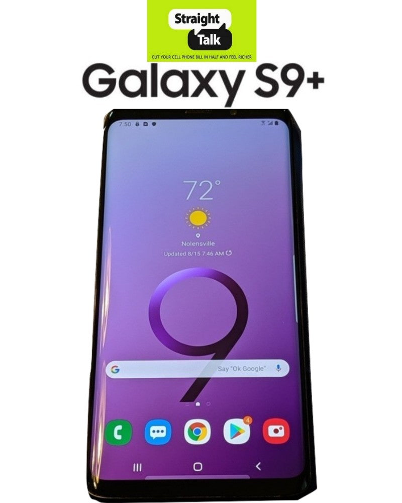 Samsung Galaxy S9 Plus G965u1c 64gb Straight Talk Refurbished Smartphone