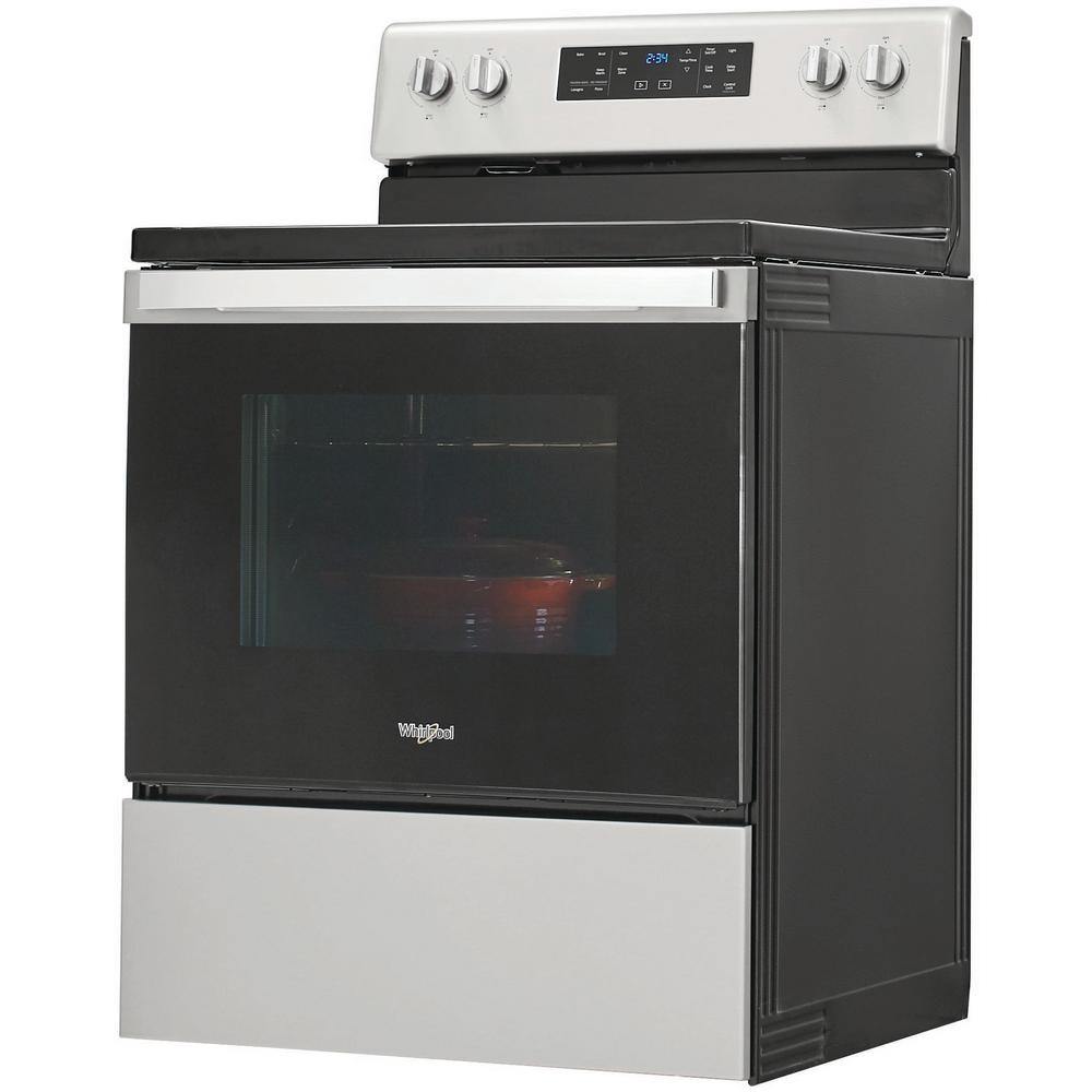 Whirlpool 5 3 Cu Ft Electric Glass Top Ranges Smart Neighbor