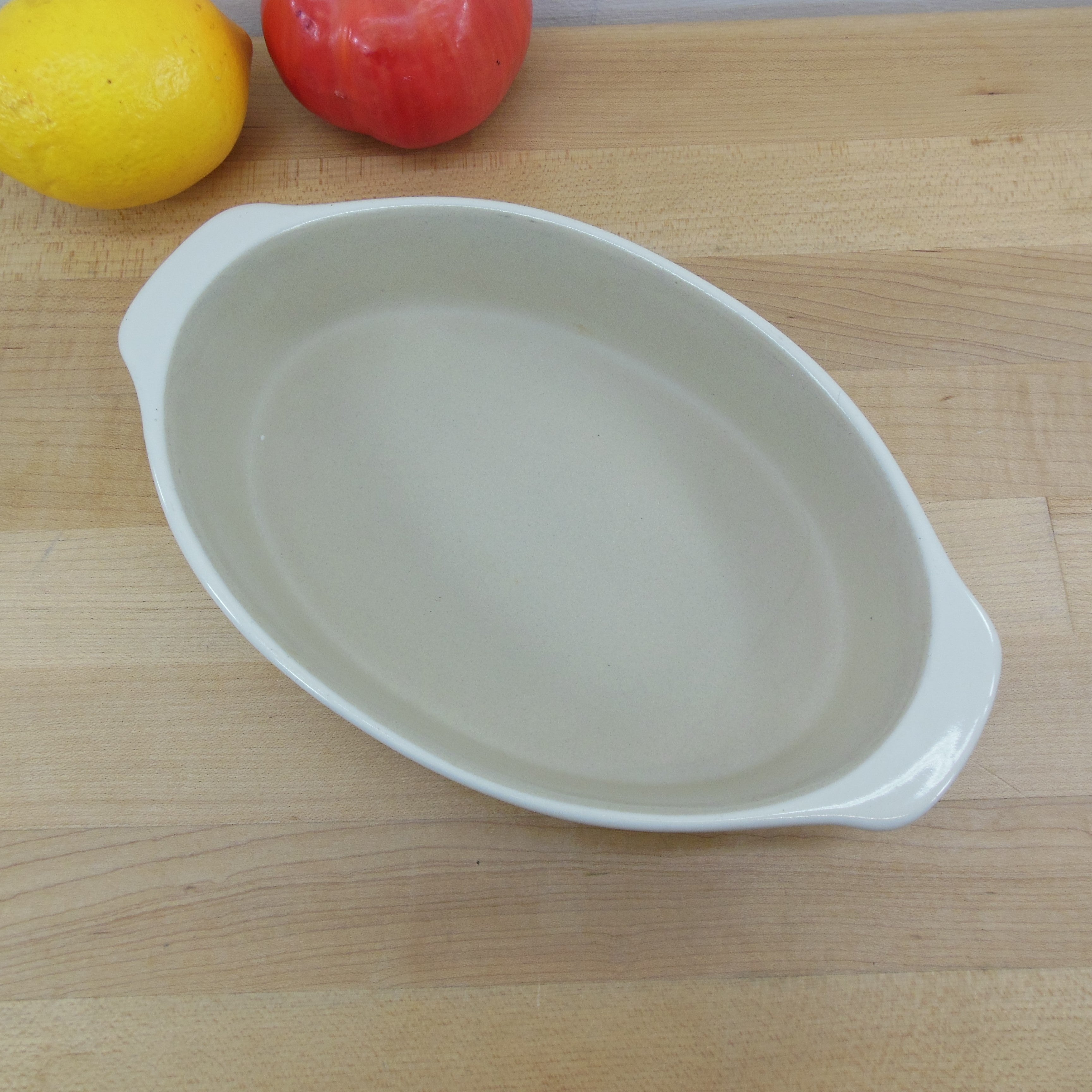 Pampered Chef Family Heritage Stoneware Oval Au Gratin Dish Olde Kitchen Home