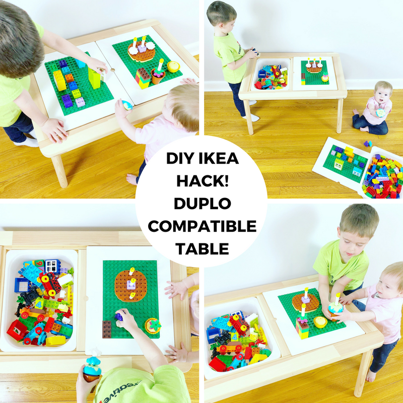 Diy Ikea Hack Duplo Compatible Table Creative Qt