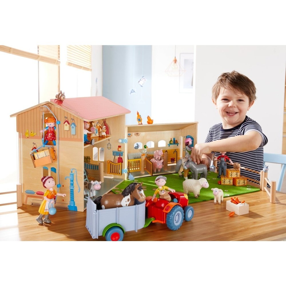 Haba Little Friends Farm Play Set Babysupermarket