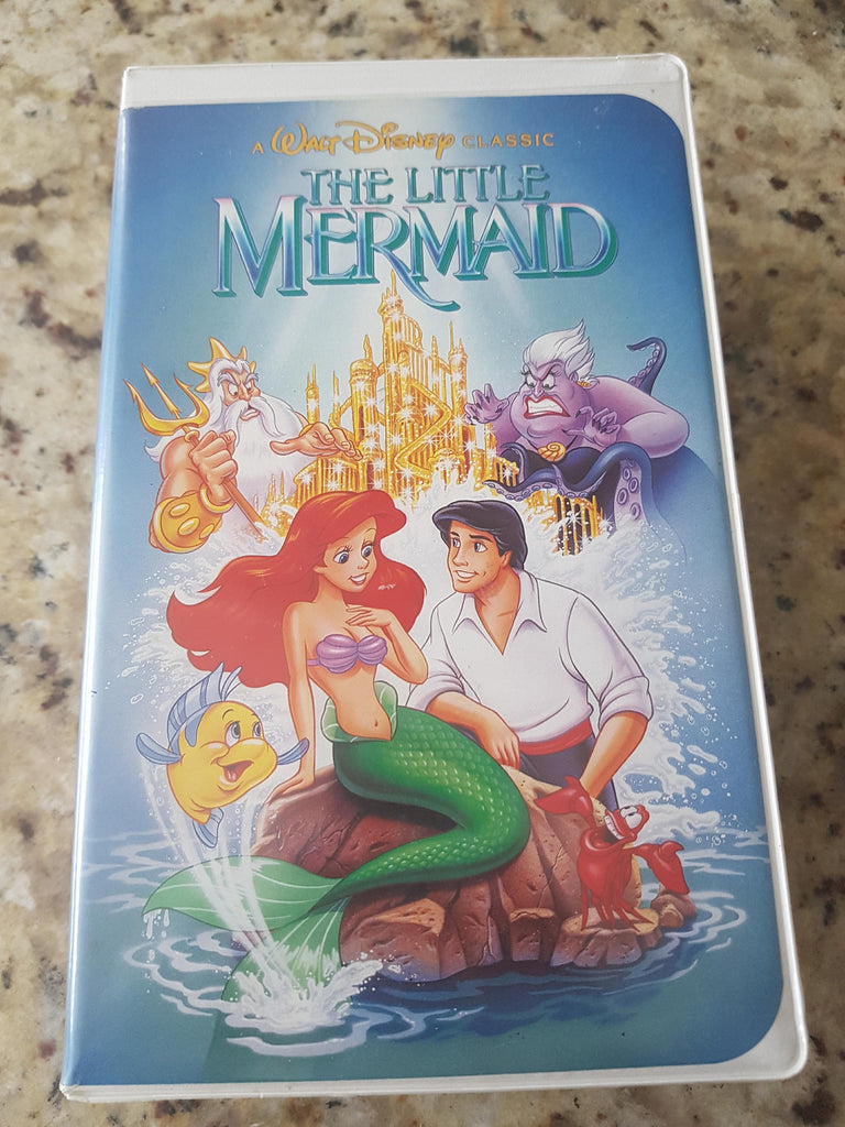Disney S The Little Mermaid Banned Cover Vhs 1990 Black Diamond Championship Vinyl