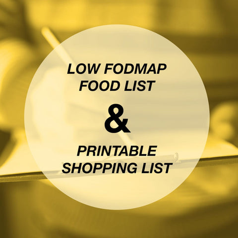 Low Fodmap Food List Printable Shopping List Free Pdf Casa De Sante