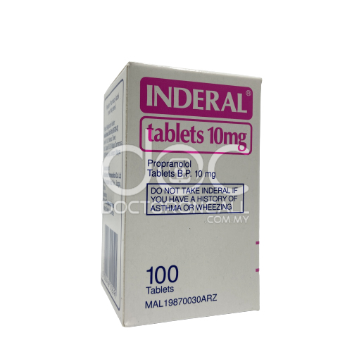 Buy Inderal 10mg Tablet Uses Dosage Side Effects Instructions Doctoroncall