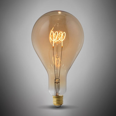 Large 4w E27 Vintage Edison Ps42 Es Led Light Bulb 1800k T Spiral Fila Se Home