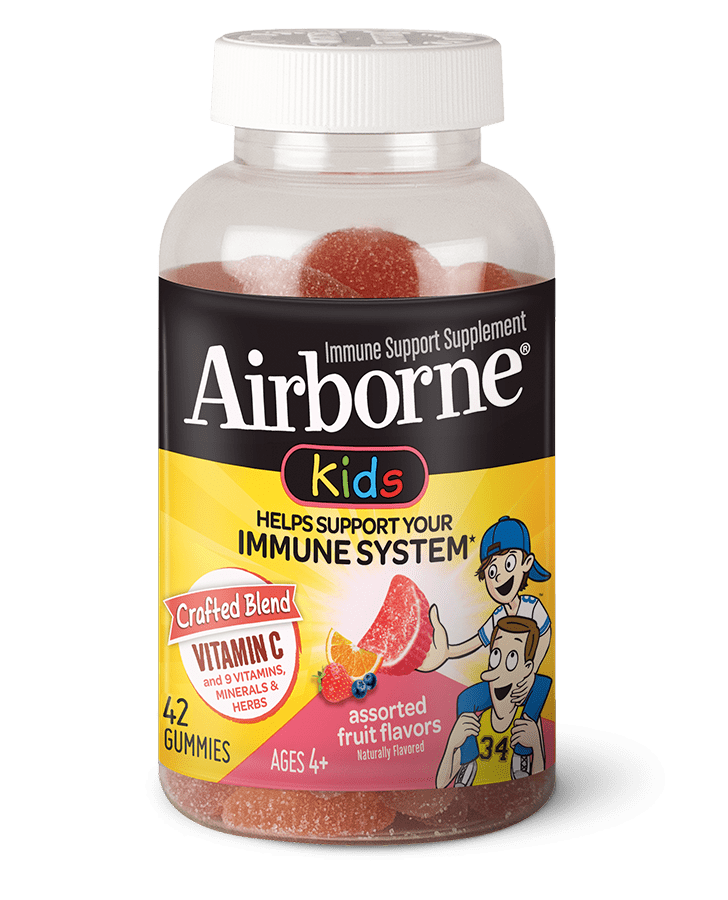 Airborne Kids Gummies With Vitamin C For Immune Support Schiff Vitamins