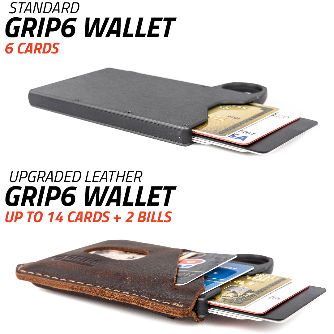 Metal Minimalist Wallet 100 Usa Made Grip6