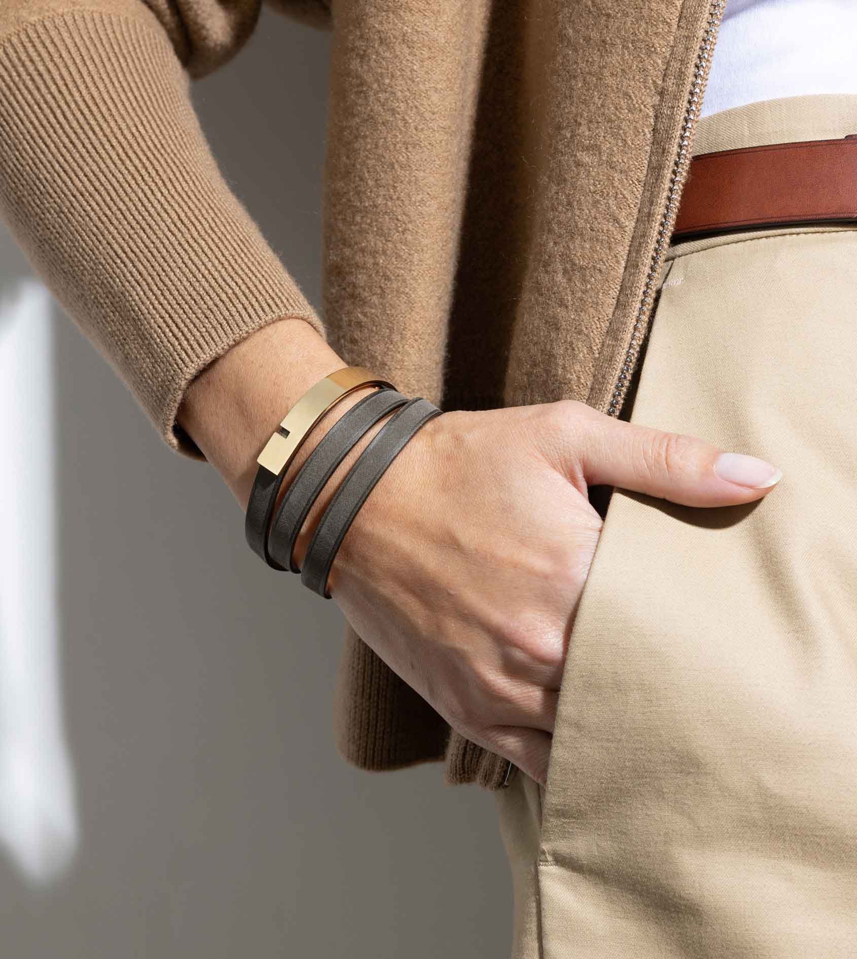 Pulseras De Cuero Para Mujer De Lujo Ursul Paris