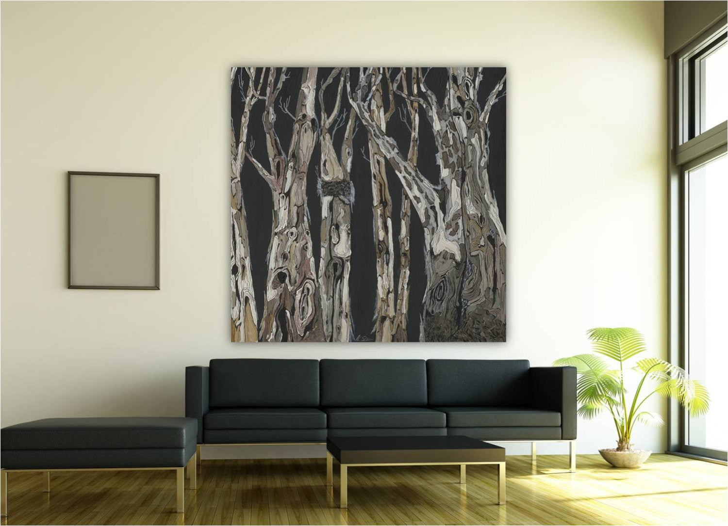 Large Modern Canvas Wall Art Masculine Black And White Shoa Gallery